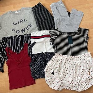 9 pc Brandy Melville bundle - Tops, Pants, and Sweaters